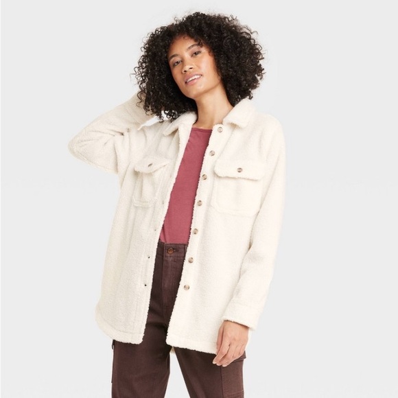 Women's button down shacket blazer universal thread ™ Clearance